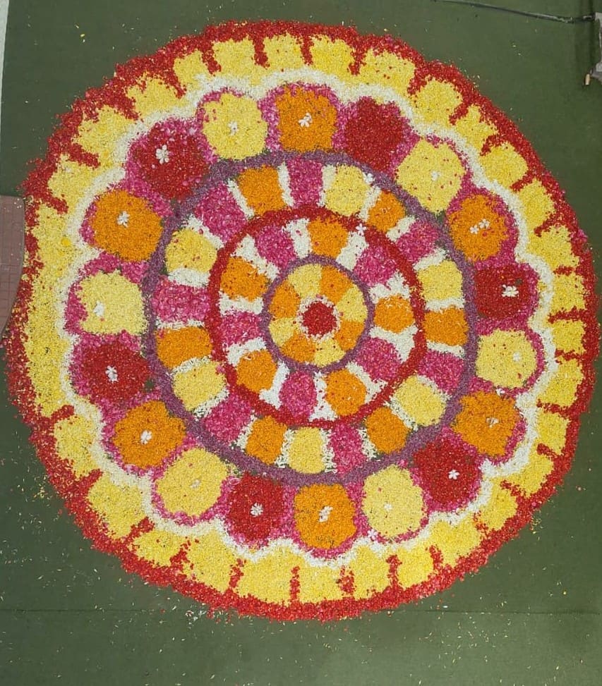 From Flowers to a Beautiful Poo Kolam @ CPSGS Anna Nagar