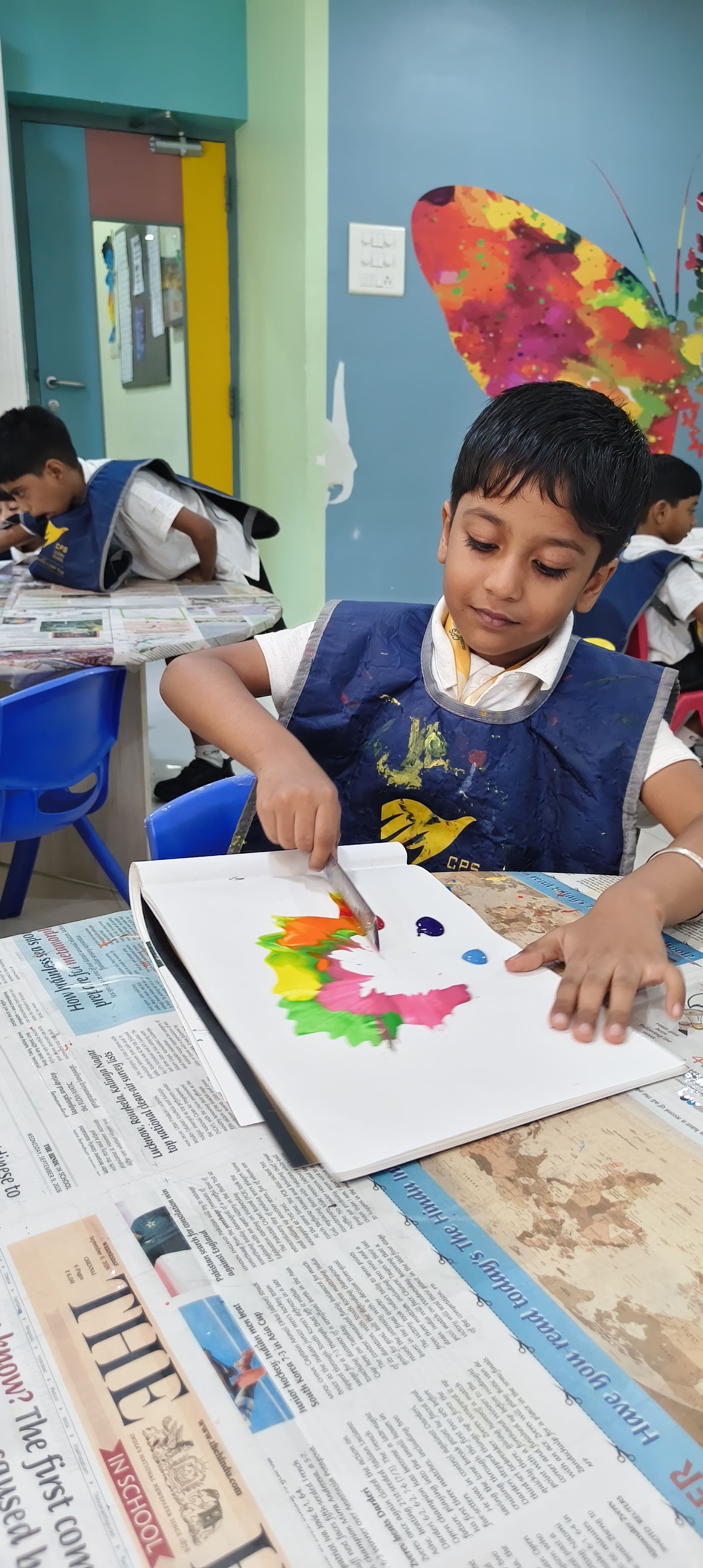 Art with a story of its own! @ CPSGS Annanagar